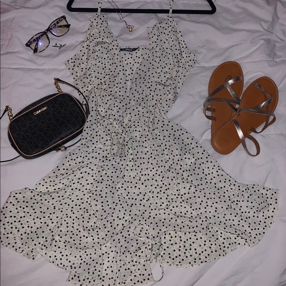 Flirty Heart Wrap Dress